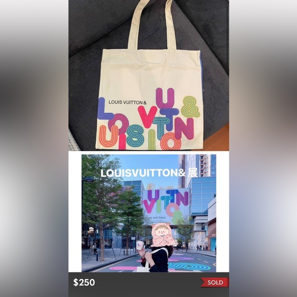 NEW Louis Vuitton Exhibition Bag Eco Canvas Japan Exclusive Event shopping t… - Picture 6 of 9